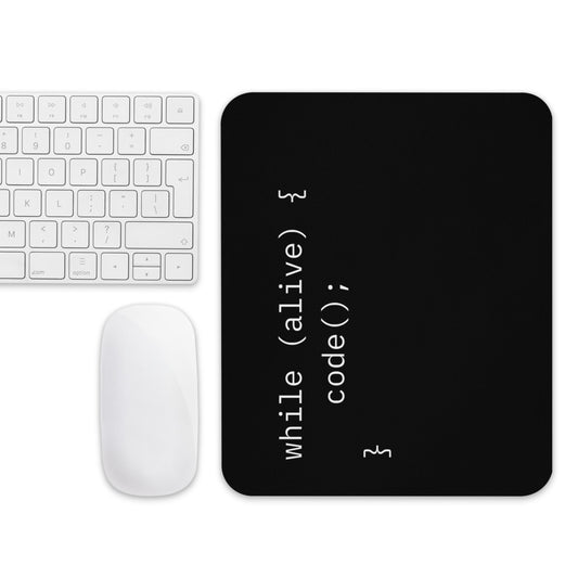while (alive) { code(); } /// mousepad