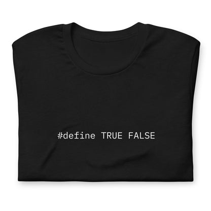 #define TRUE FALSE