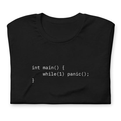 int main() { while(1) panic(); }